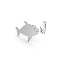 Fishing Silver Symbol PNG & PSD Images