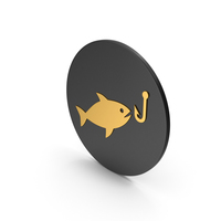 Fishing Gold Icon PNG & PSD Images