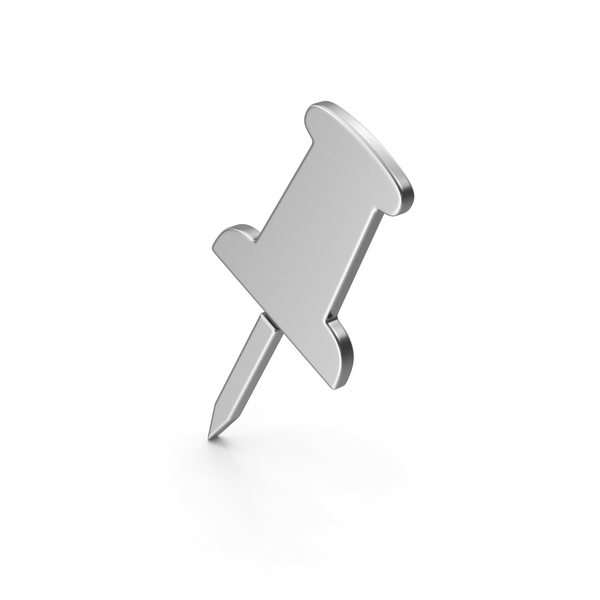 Symbol Push Pin Silver PNG Images & PSDs for Download