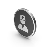 Silver Icon Medical Worker PNG & PSD Images