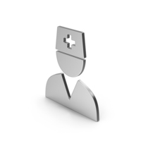 Symbol Medical Worker Silver PNG & PSD Images