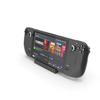 Valve Steam Deck with Stand PNG & PSD Images