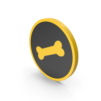 Icon Bone Yellow PNG & PSD Images