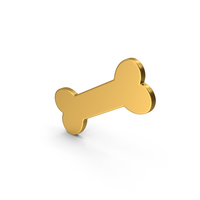 Symbol Bone Gold PNG & PSD Images