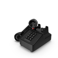 Antique Retro Telephone Off Hook PNG & PSD Images