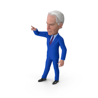 Cartoon Joe Biden Pointing Pose PNG & PSD Images