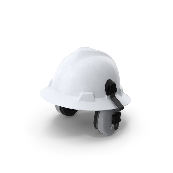 Safety Helmet with Earmuffs PNG & PSD Images