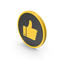 Icon Like Yellow PNG & PSD Images