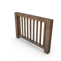 Medieval Tileable Wooden Railing PNG & PSD Images