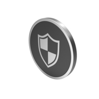 Silver Icon Shield PNG & PSD Images