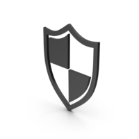 Shield Black Symbol PNG & PSD Images