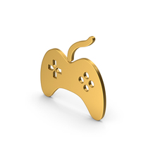 Symbol Joystick Gold PNG & PSD Images