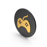 Joystick Gold Icon PNG & PSD Images