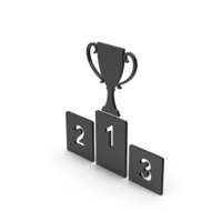 Podium Black Symbol PNG & PSD Images