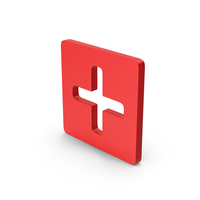 Red Add Button / Plus PNG & PSD Images