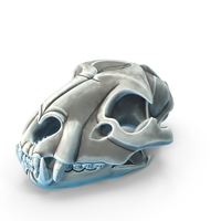 Stylized Lion Skull PNG & PSD Images