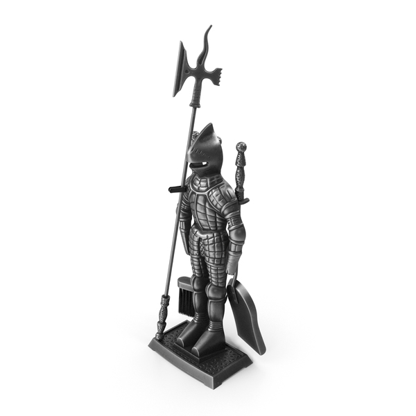 Steel Knight Fireplace Tools PNG & PSD Images