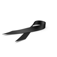 Symbol Black Melanoma Cancer Ribbons PNG & PSD Images