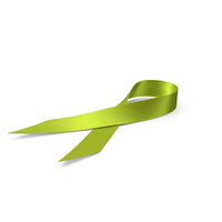 Symbol Lime Lymphoma Cancer Ribbons PNG & PSD Images