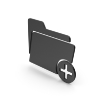 Create New Folder Black Symbol PNG & PSD Images