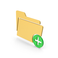Symbol Create New Folder Colored PNG & PSD Images