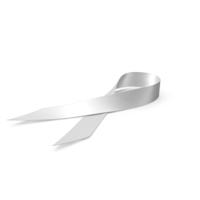 Symbol White Lung Cancer Ribbons PNG & PSD Images