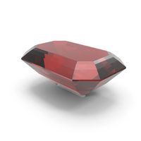 Emerald Cut Ruby PNG & PSD Images