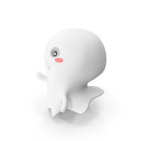 Ghost Pointing PNG & PSD Images