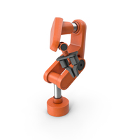 Robotic Arm Fixed Orange PNG & PSD Images