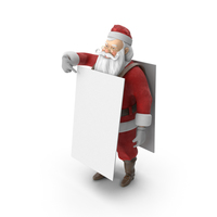 Santa Claus Making a Commercial PNG & PSD Images