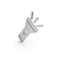 Symbol Torch Light Silver PNG & PSD Images