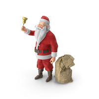 Santa Claus With a Bag of Gifts PNG & PSD Images