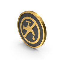 Gold Icon Save Water PNG & PSD Images