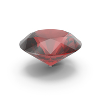 Round Brilliant Cut Ruby PNG & PSD Images