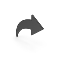 Share Arrow Black Symbol PNG & PSD Images