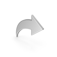 Symbol Share Arrow Silver PNG & PSD Images