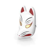 日本的Kitsune Mask PNG和PSD图像