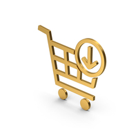 Symbol Add To Cart Gold PNG & PSD Images