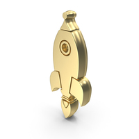 Rocket Missile Gold PNG & PSD Images