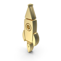 Rocket Missile Gold PNG & PSD Images
