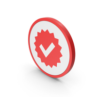 Icon Guarantee Red PNG & PSD Images