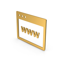 Symbol Browser Gold PNG & PSD Images