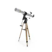 Telescope White PNG & PSD Images
