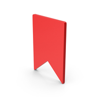 Symbol Bookmark Red PNG & PSD Images