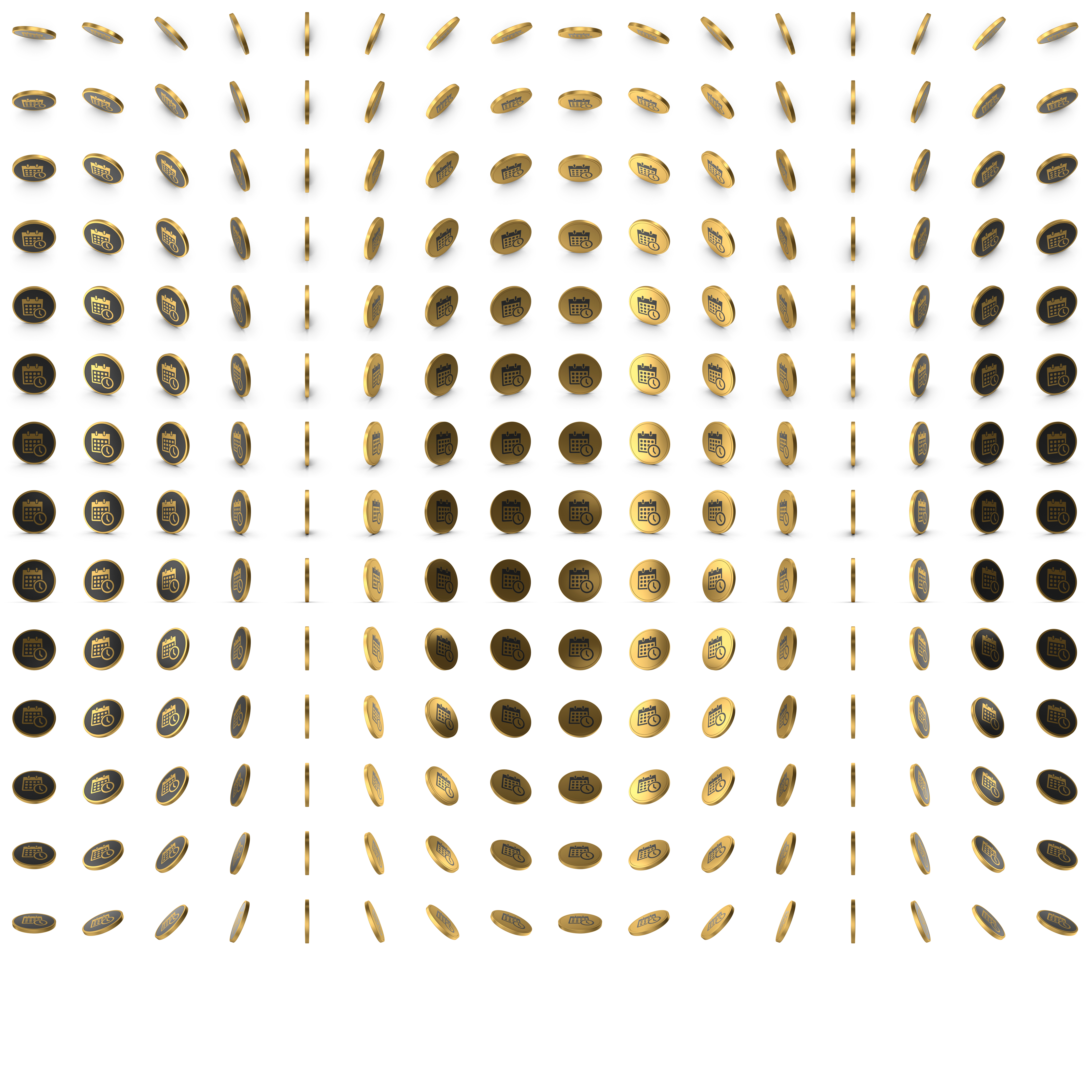 Gold Icon Date And Time PNG Images & PSDs for Download