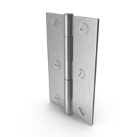 Steel Hinge With Screwhead PNG & PSD Images