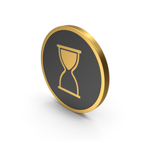 Gold Icon Hourglass PNG & PSD Images