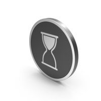 Silver Icon Hourglass PNG & PSD Images