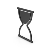 Symbol Hourglass Black PNG & PSD Images