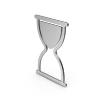 Symbol Hourglass Silver PNG & PSD Images